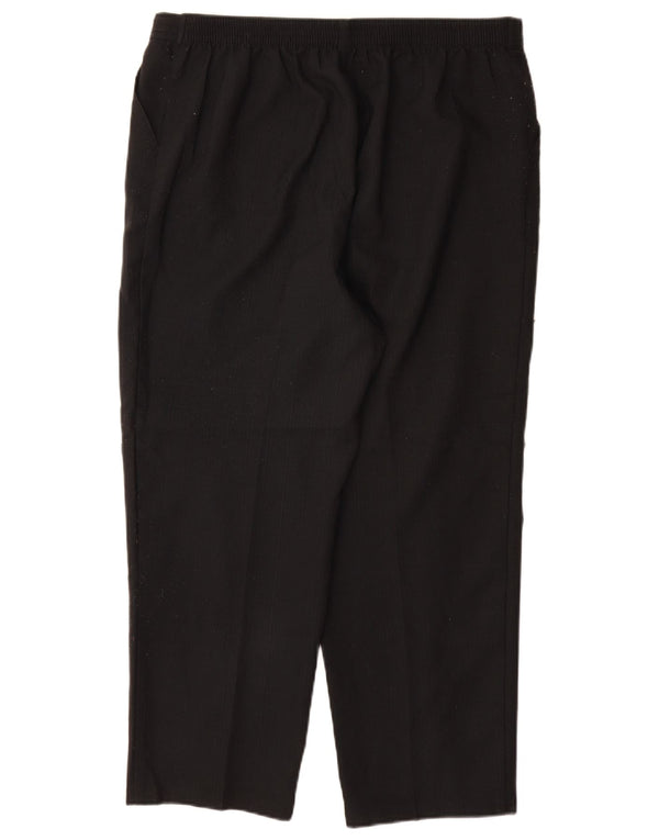 Marks & Spencer Pantalon droit décontracté pour femme UK 18 XL W36 L28 Noir