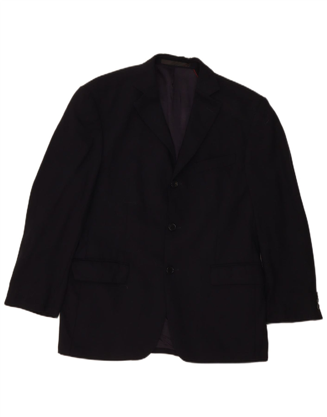 Marks & Spencer Veste blazer à 3 boutons pour homme UK 38 Bleu marine moyen Laine vierge