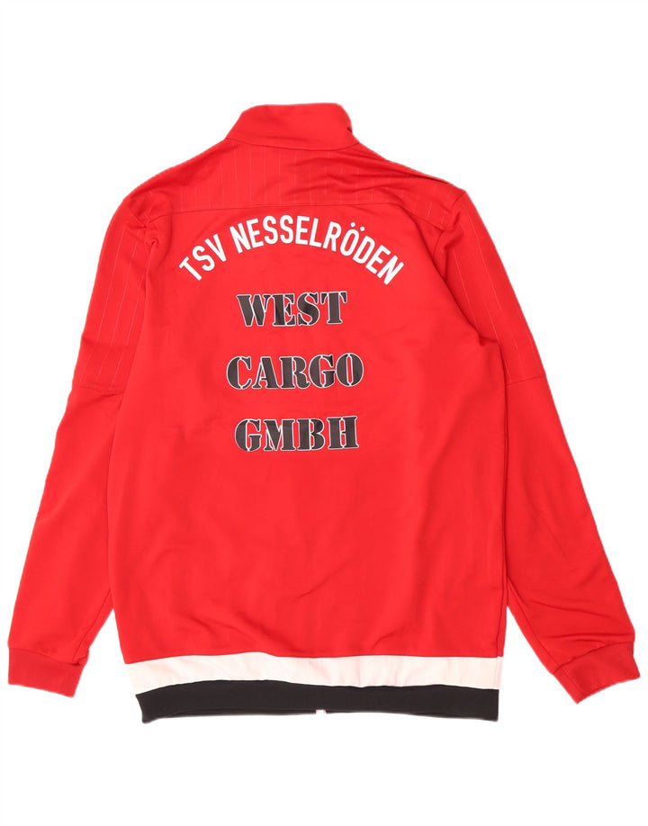 Adidas Veste de survêtement Graphic Regular Fit pour homme Rouge moyen Colourblock