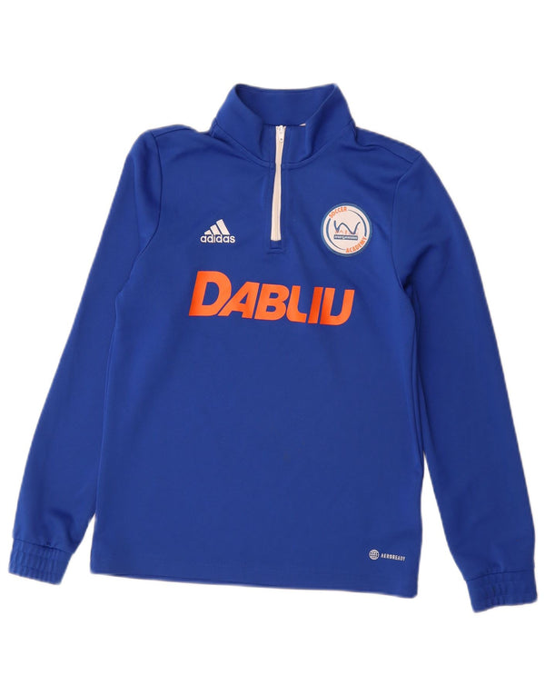 Adidas Dabliu Soccer Academy Graphic Haut à manches longues pour garçon 11-12 ans Bleu