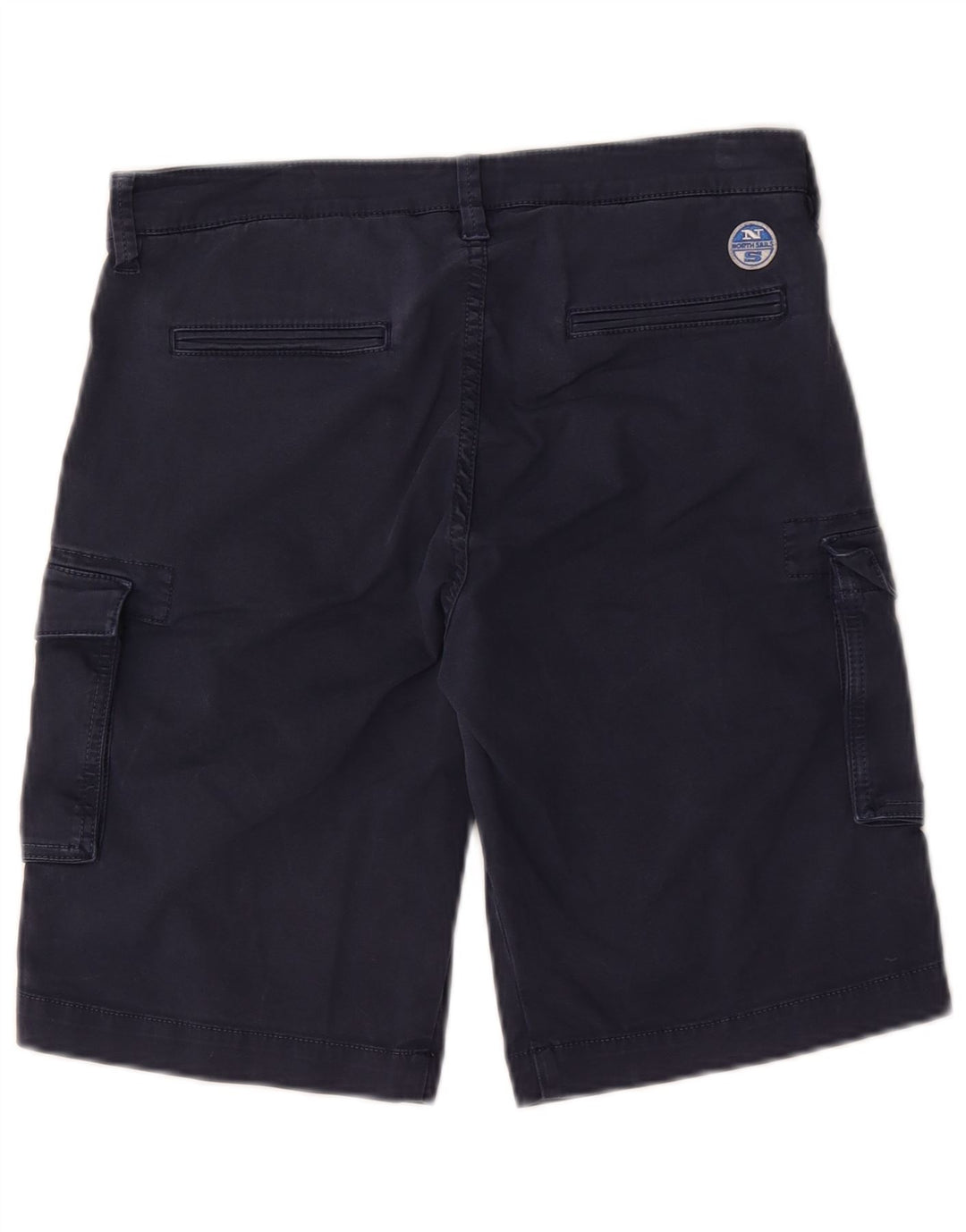 North Sails Short Cargo Femme EU 42 Medium W28 Bleu Marine Coton