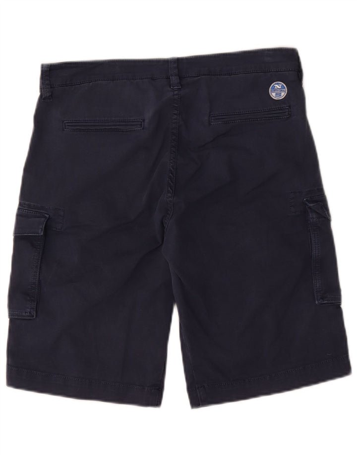 North Sails Short Cargo Femme EU 42 Medium W28 Bleu Marine Coton