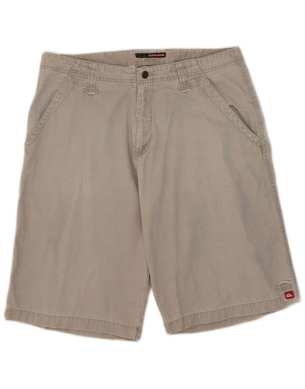 Quiksilver Short Chino Graphique Homme W35 Large Beige