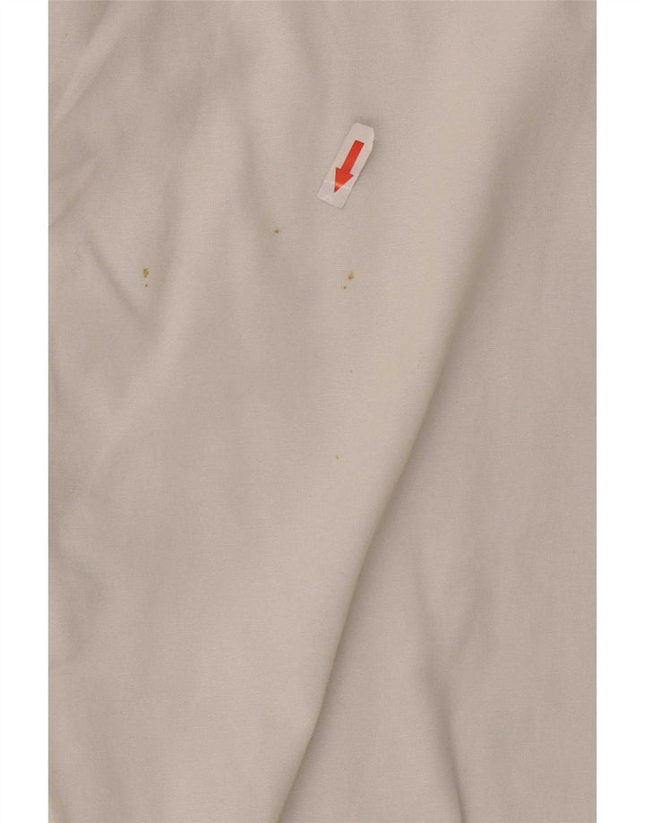 Zara Chemise surdimensionnée pour femme UK 10 Petit coton blanc