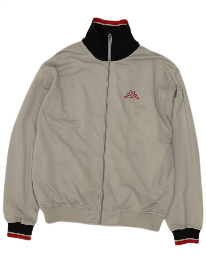KAPPA Veste de Survêtement Homme Petit Gris