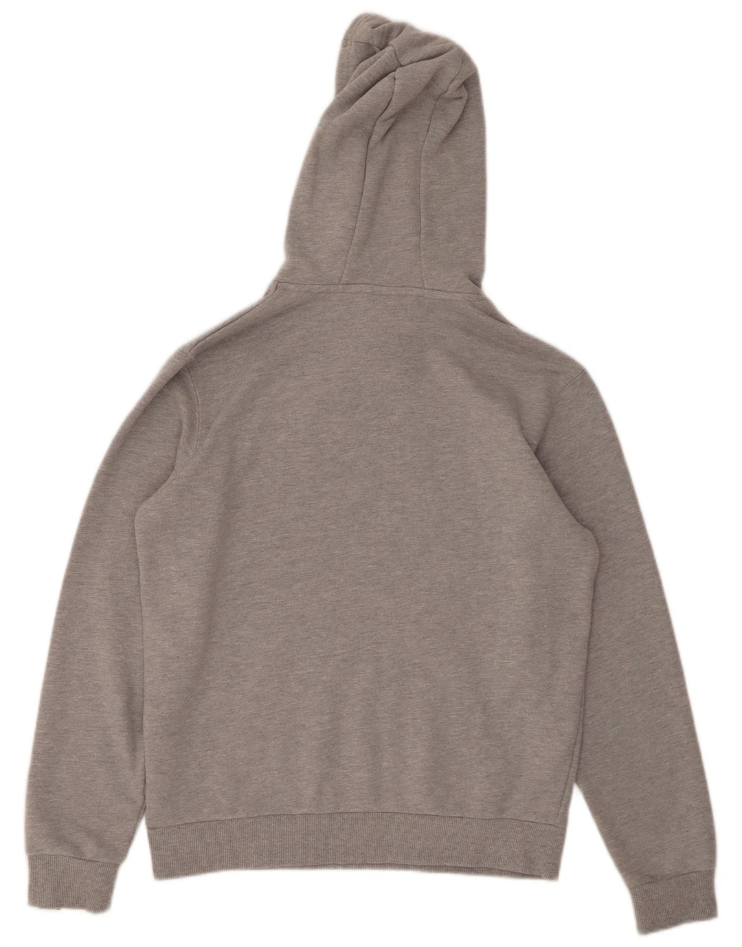 ELLESSE Pull à capuche surdimensionné pour femme UK 10 Petit coton gris