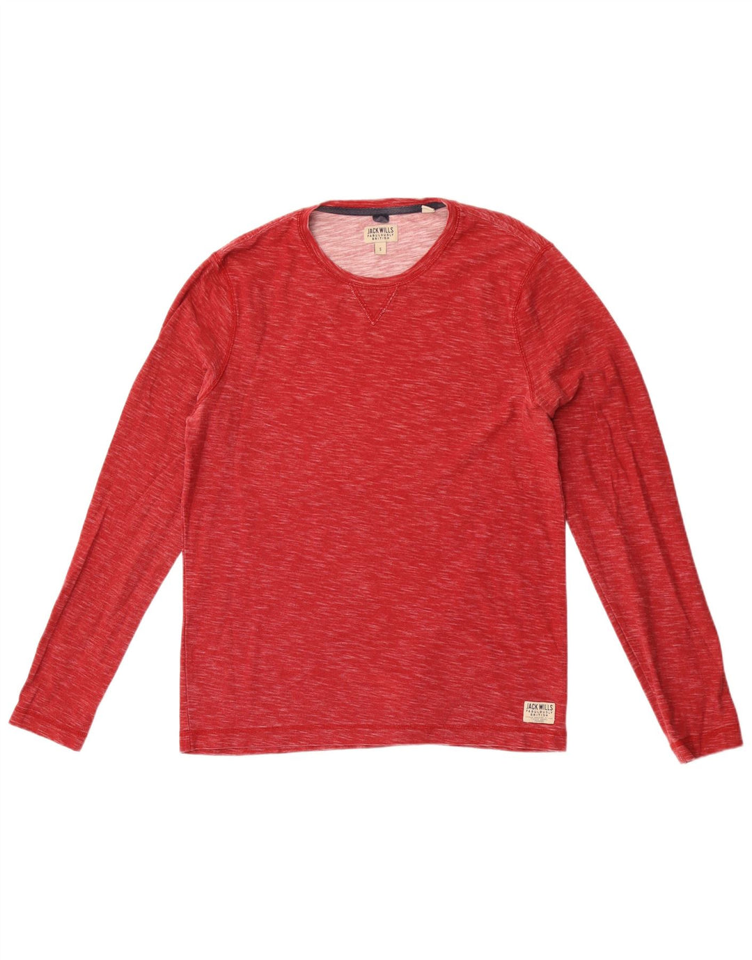 Jack Wills Haut à manches longues pour homme en petit coton moucheté rouge