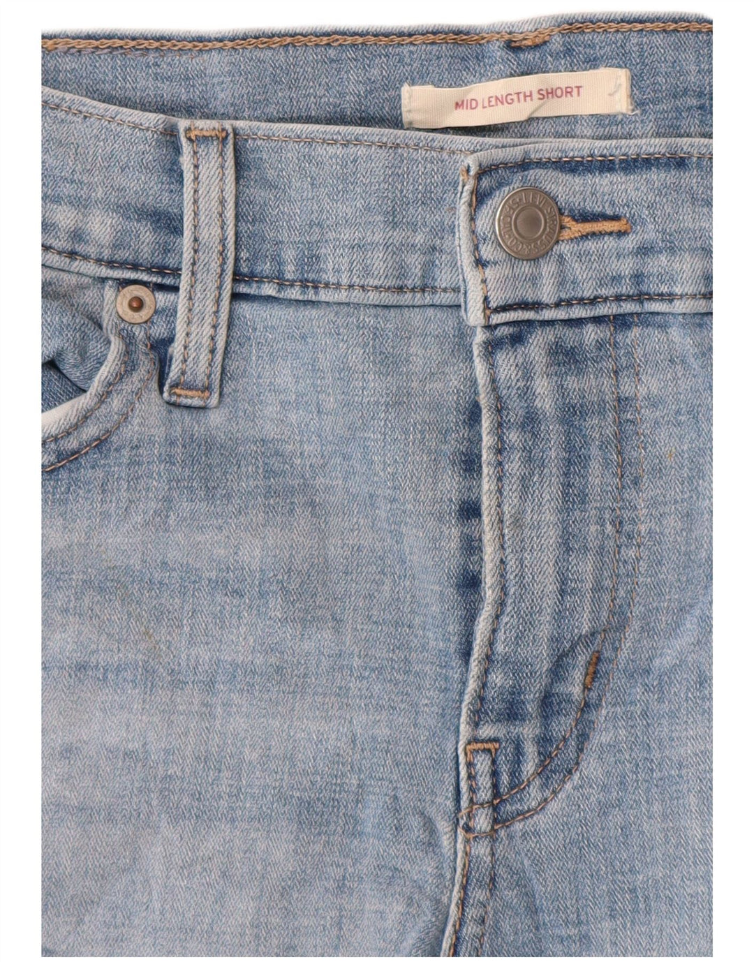 LEVI'S Short en jean taille mi-haute W26 pour femme, petit bleu