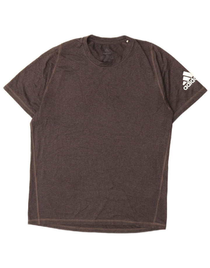 Adidas Homme Aeroready T-Shirt Top Gris Moyen Polyester