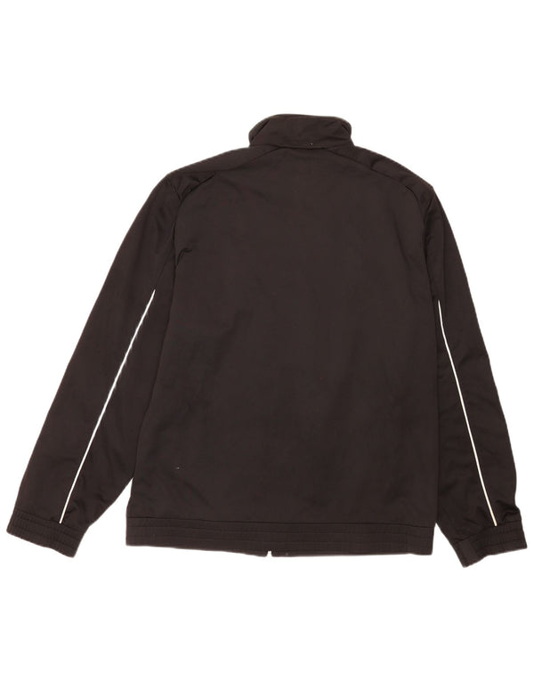 Lotto Veste de survêtement coupe régulière pour homme Noir moyen Polyester Sports