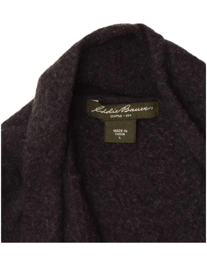 Eddie Bauer Pull Cardigan Fille 11-12 Ans Grande Laine Noire