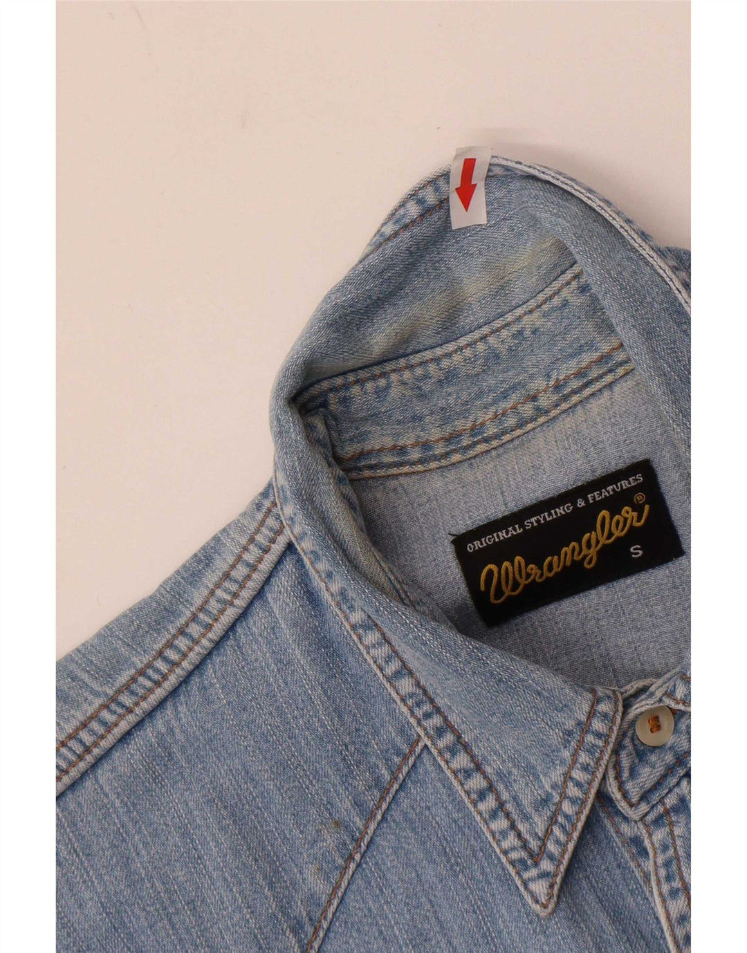 Wrangler Chemise en jean sans manches pour homme Petit coton bleu