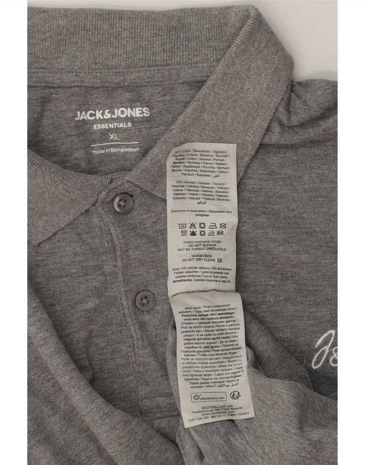 Jack & Jones Polo Homme XL Gris Coton