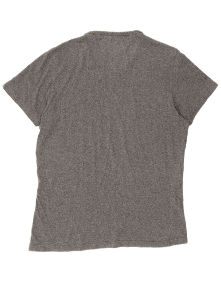 Tommy Hilfiger T-Shirt Graphique Homme Gris Moyen