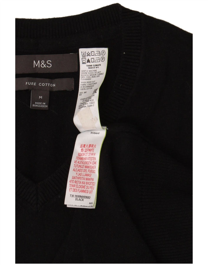 Marks & Spencer Débardeur Gilet Homme Noir Moyen Coton