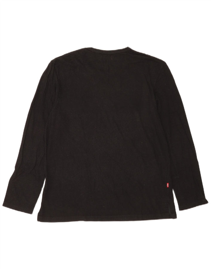 Levi's Haut à Manches Longues Homme Noir Coton Large