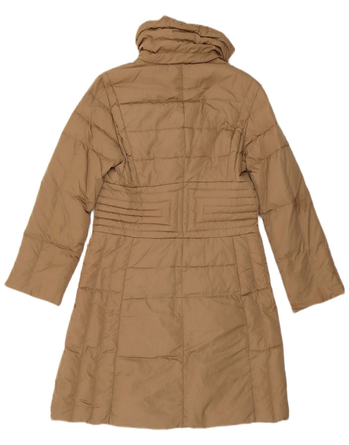Moncler Femmes Manteau Rembourré Taille 2 Moyen Beige Polyamide