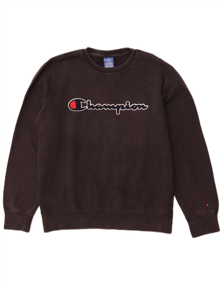CHAMPION Sweat-shirt graphique pour hommes, grand noir