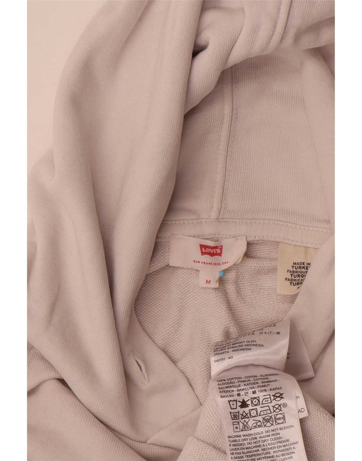 Levi's Pull à Capuche Graphique Homme Beige Moyen Coton