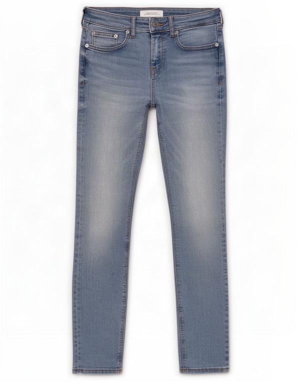 Zara Jean skinny pour femme EU 38 Small W28 L27 Bleu