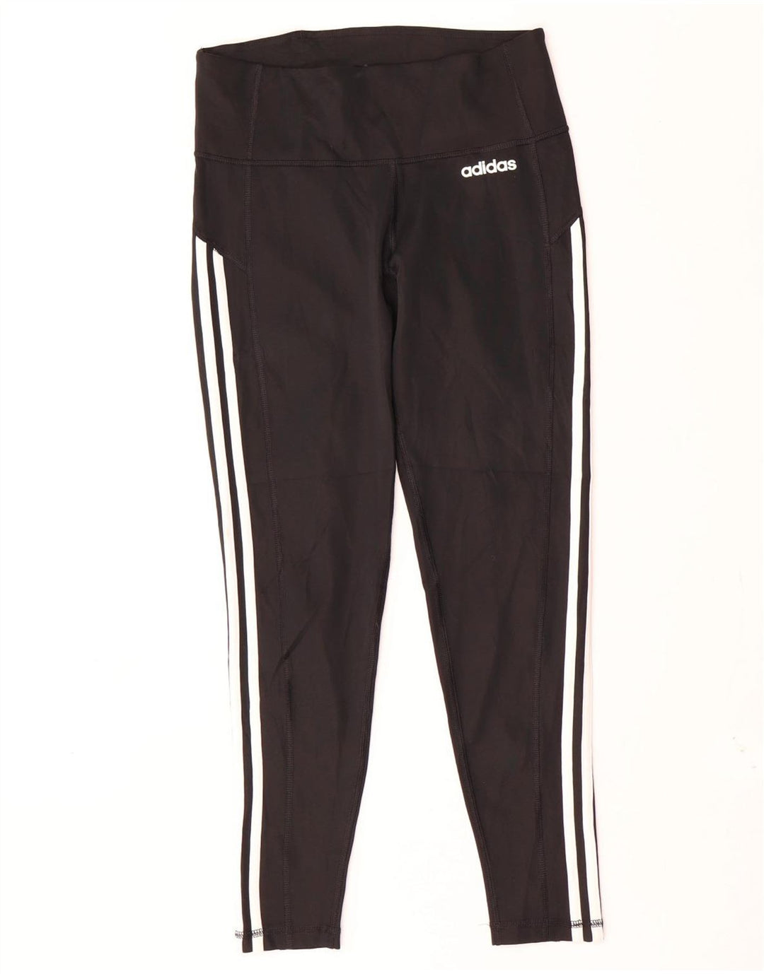 ADIDAS Leggings Aeroready pour femmes UK 12/14 Polyester noir moyen
