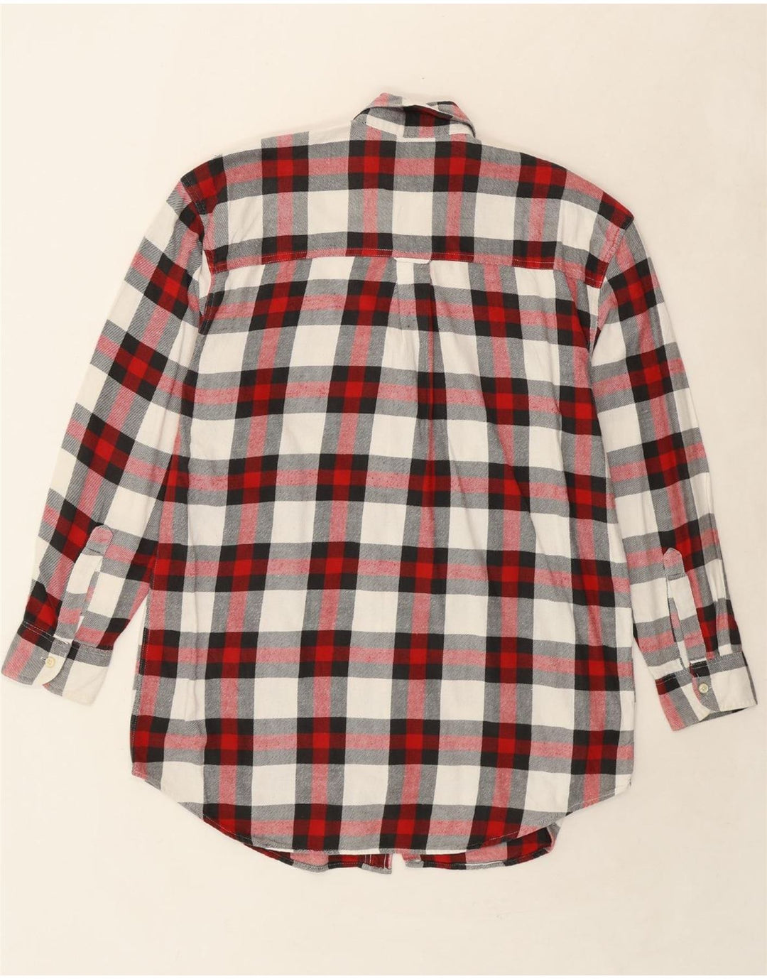 CHAPS RALPH LAUREN Mens Flannel Shirt Large Red Check Cotton Vintage Chaps Ralph Lauren and Second-Hand Chaps Ralph Lauren from Messina Hembry 