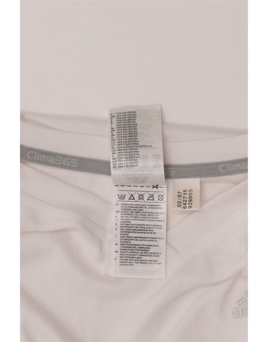 Adidas Clima 365 Débardeur pour femme UK 12 Medium Blanc Polyester