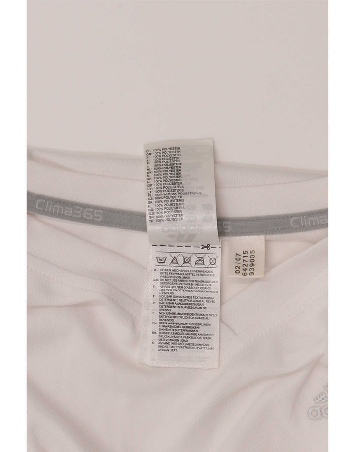 Adidas Clima 365 Débardeur pour femme UK 12 Medium Blanc Polyester