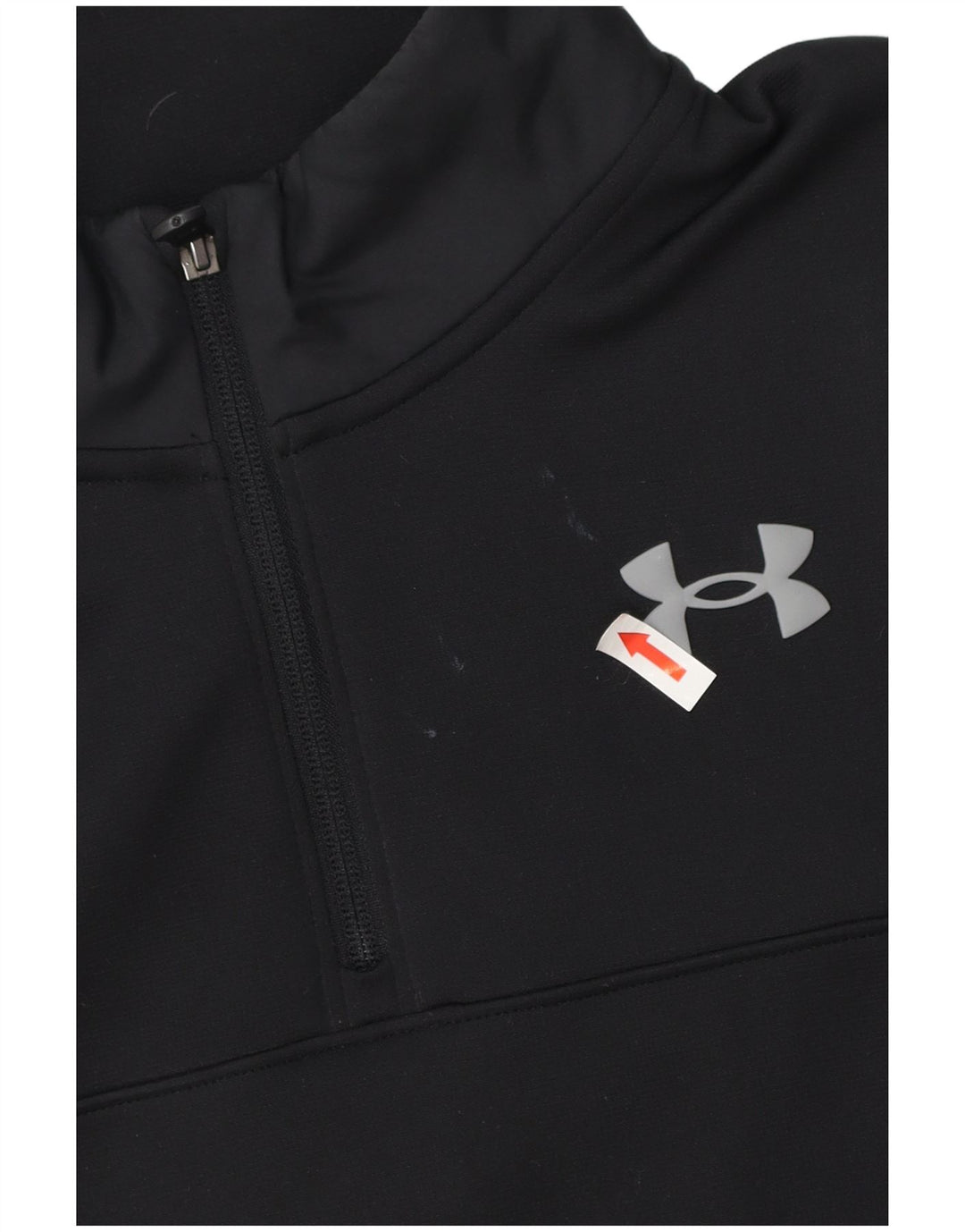 Under Armour Sweat-Shirt Coupe Ample à Col Zippé Homme Noir Moyen