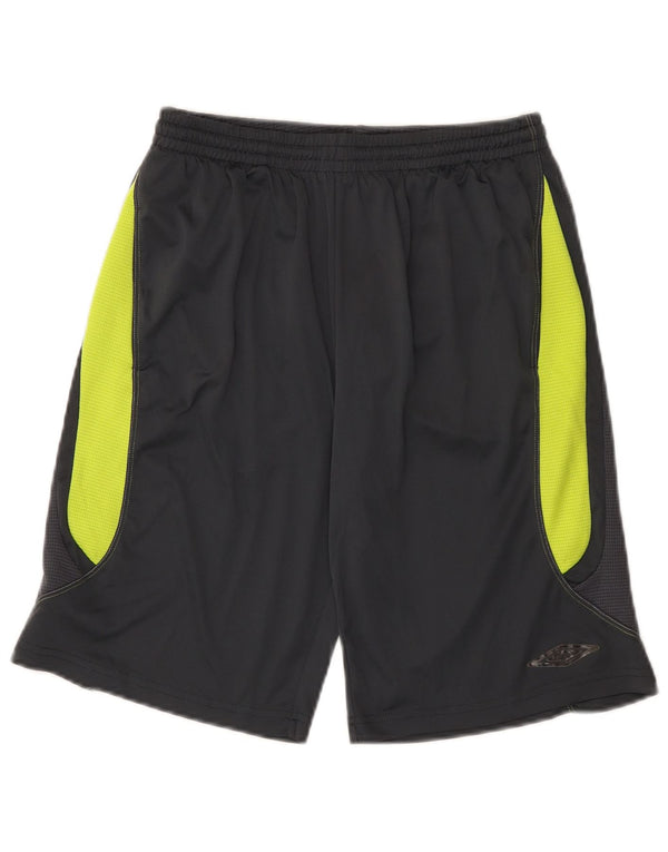 Umbro Short de Sport Garçon 13-14 Ans XL Gris Colorblock