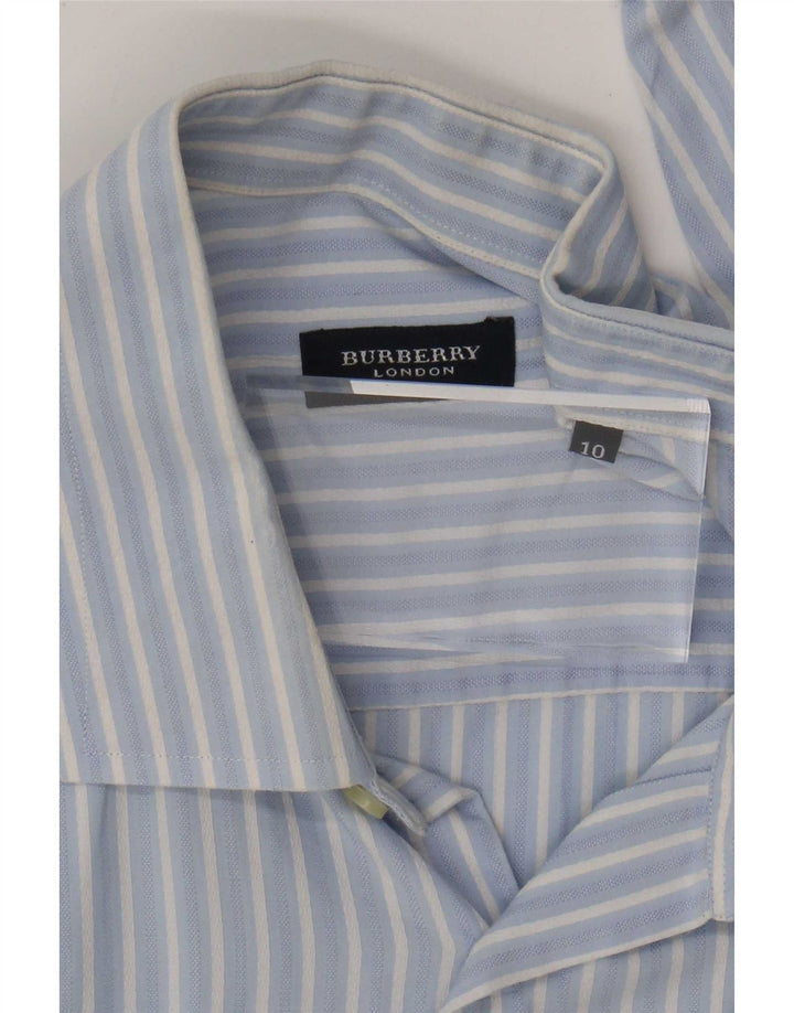 Burberry Chemise homme 2XL Bleu à fines rayures