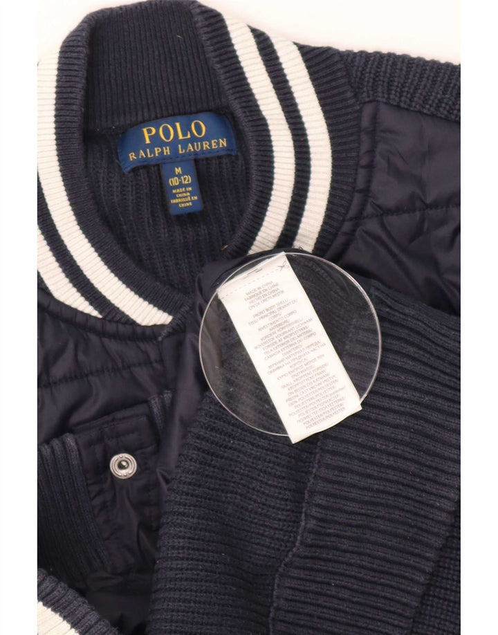 Veste universitaire Polo Ralph Lauren pour garçons 8-9 ans bleu marine moyen
