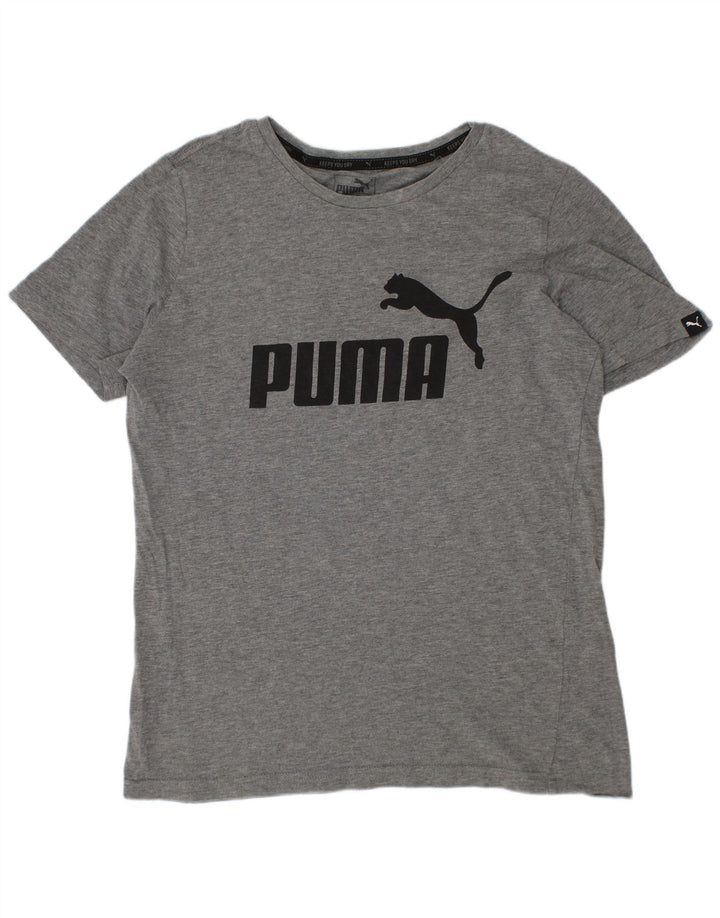 Puma T-Shirt Graphique Garçon 11-12 ans Gris