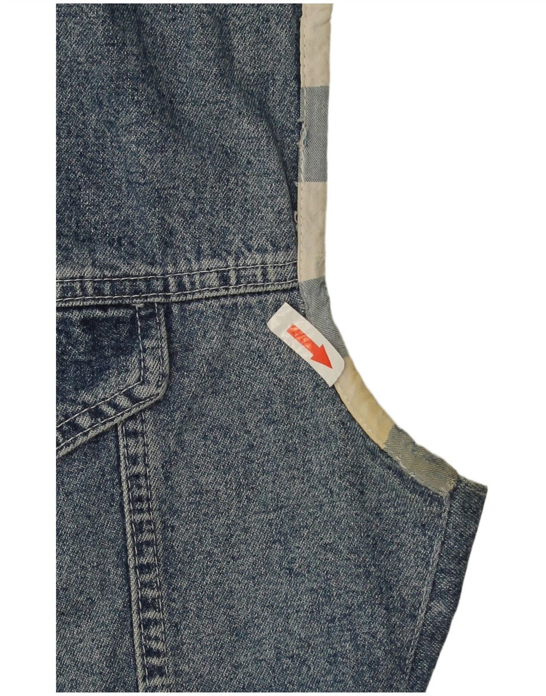 Squaw Gilet en jean pour femme UK 10 Petit Bleu