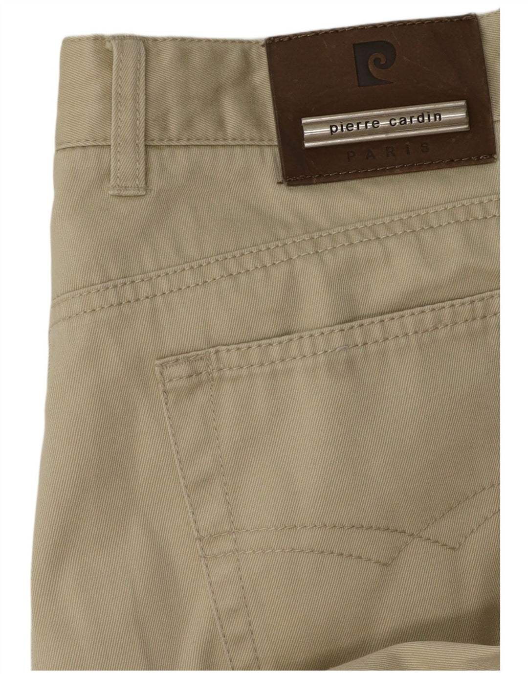 PIERRE CARDIN Pantalon décontracté droit homme W32 L31 Beige