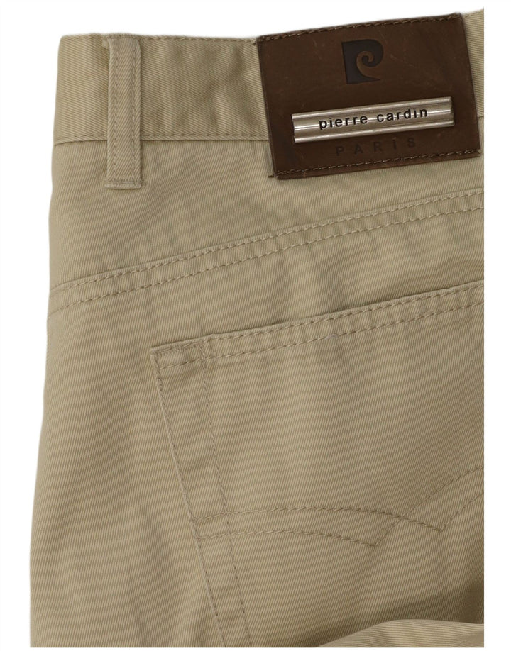 PIERRE CARDIN Pantalon décontracté droit homme W32 L31 Beige