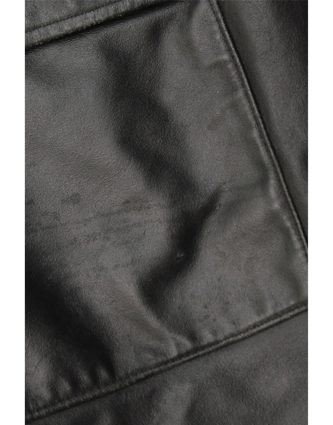 La Griffe Manteau en Cuir Femme IT 54 3XL Cuir Noir