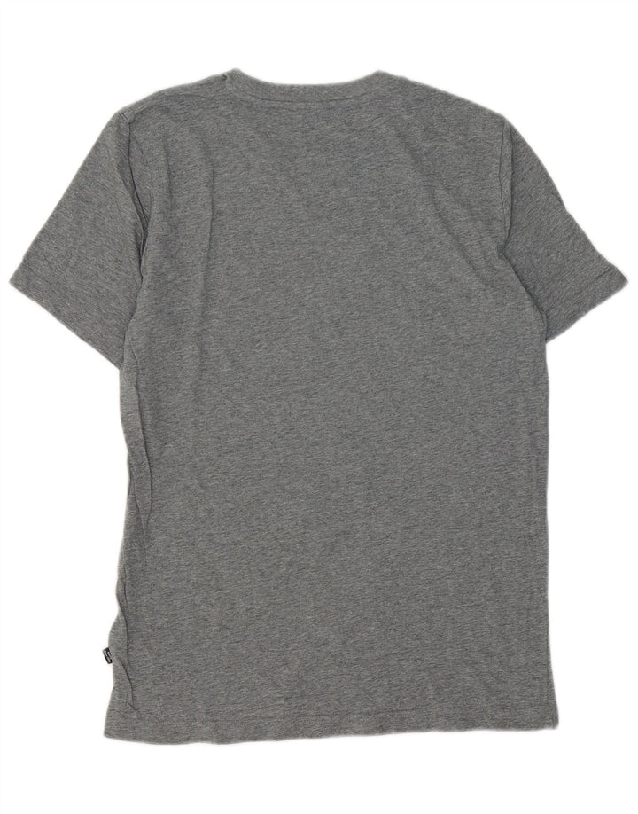 PUMA T-Shirt Graphique Homme Petit Gris Coton