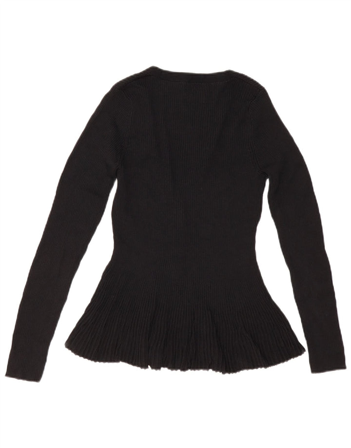 Massimo Dutti Cardigan pour femme UK 8 Small Noir