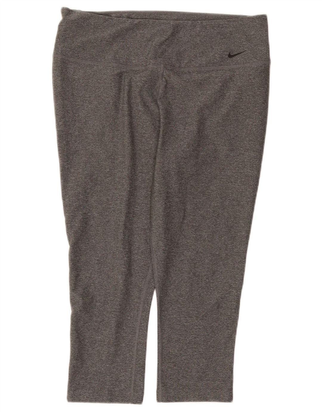 Nike Legging Capri Dri Fit pour femme UK 16 Large Gris Polyester