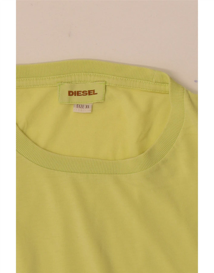 Diesel T-Shirt Homme XL Jaune