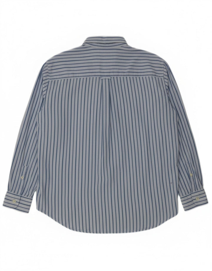 Carrera Chemise Homme Large Bleu Rayé Coton