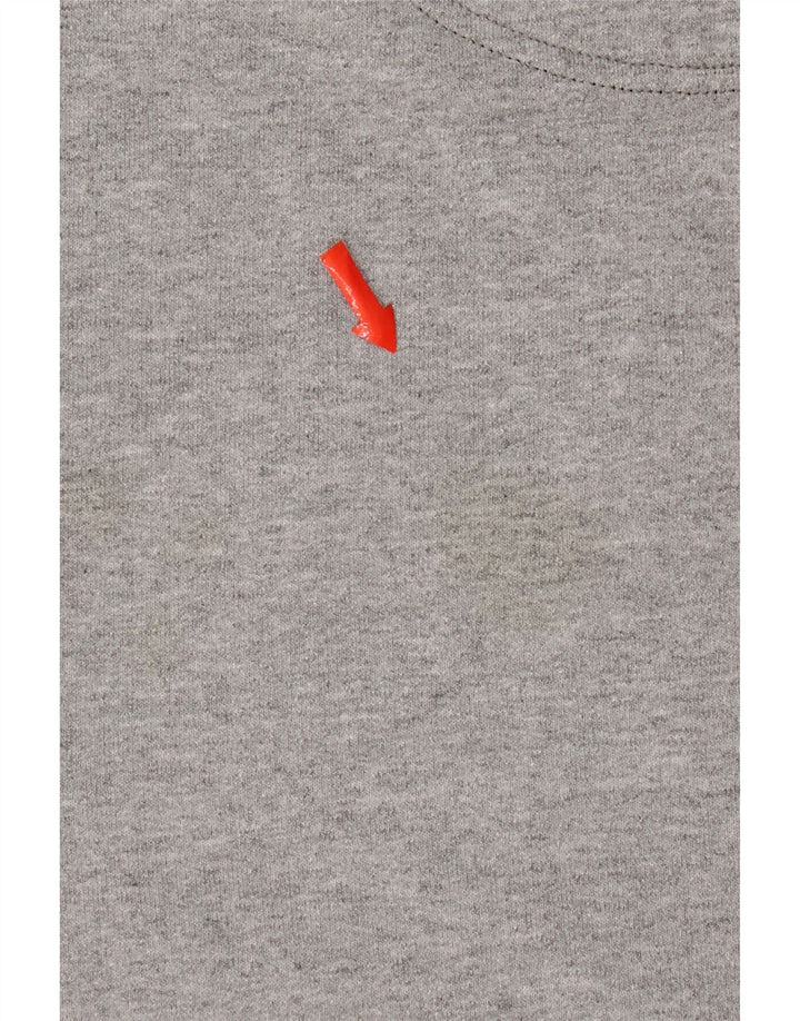 Champion Sweat-Shirt Graphique Homme Petit Gris Coton