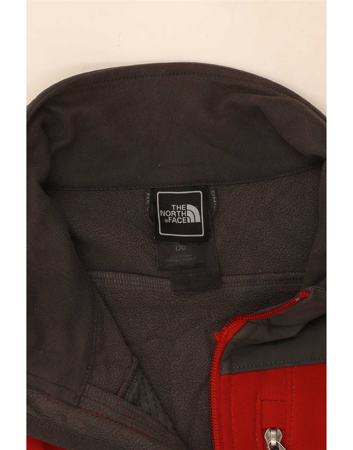 The North Face Veste coupe-vent pour homme UK 40 Large Rouge Colourblock