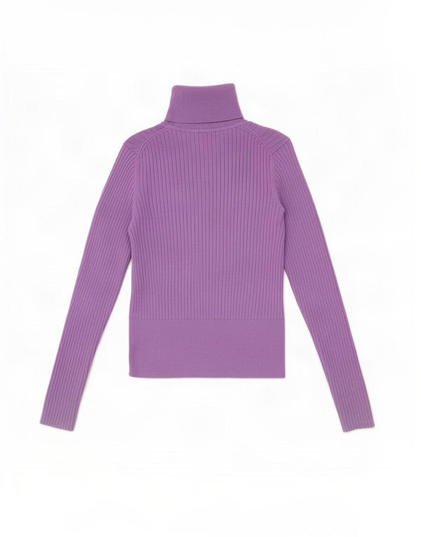 Zara Womens Crop Blouse Top UK 12 Viscose Violet Moyen