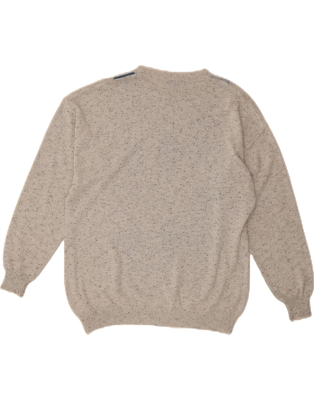 MARC GIBALDI Mens Boat Neck Jumper Sweater IT 52 Large Grey Argyle/Diamond Vintage Marc Gibaldi and Second-Hand Marc Gibaldi from Messina Hembry 