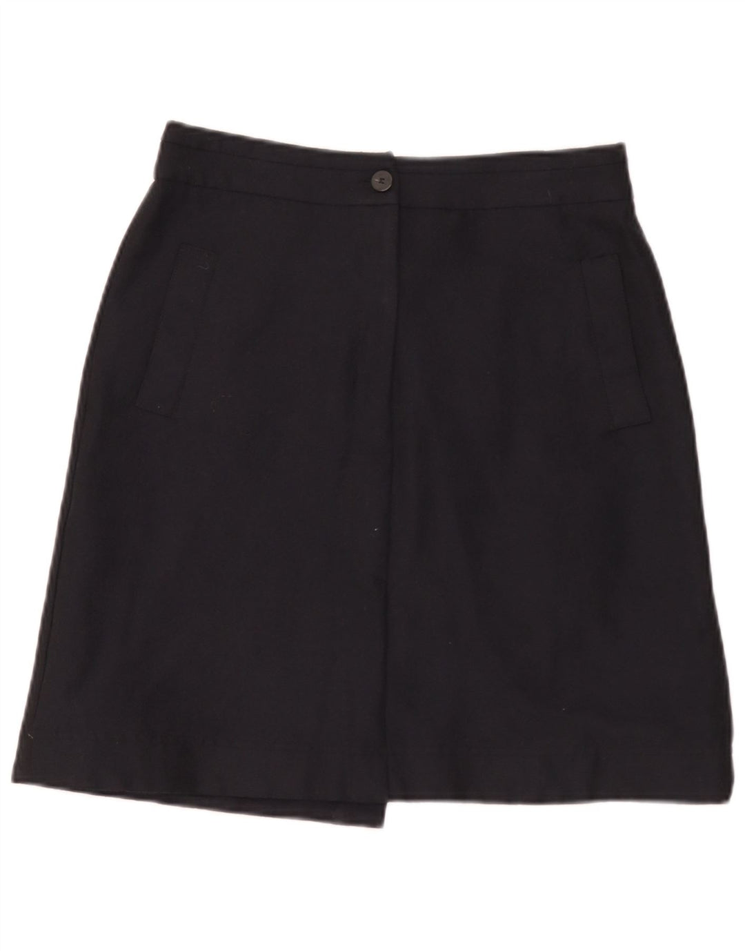Mauro Grifoni Mini-jupe Femme IT 44 Medium W30 Laine Bleu Marine