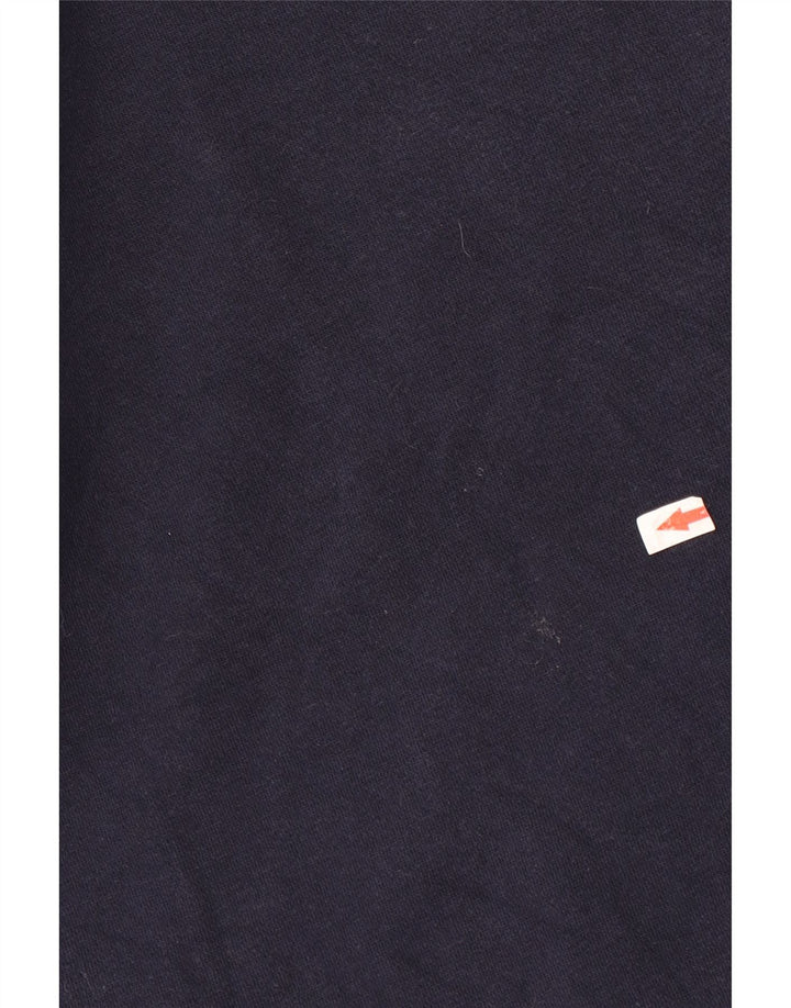 Zara Homme Sweatshirt Jumper Petit Bleu Marine Coton