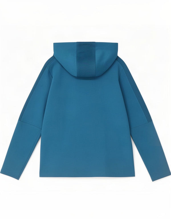 Arena Pull à capuche zippé pour femme UK 12 Bleu moyen