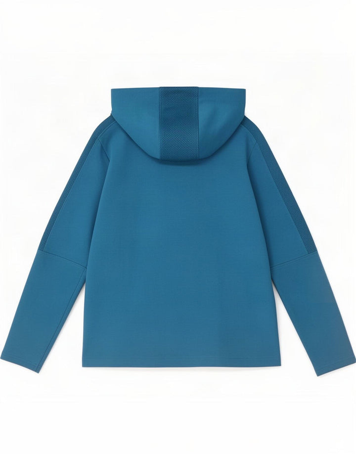 Arena Pull à capuche zippé pour femme UK 12 Bleu moyen